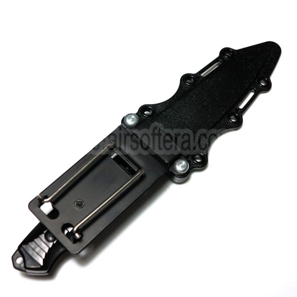 CYMA Plastik 141 Nimravus Tanto Messer (nicht scharfes weiches Gummi Fake Messer) mit Scheide