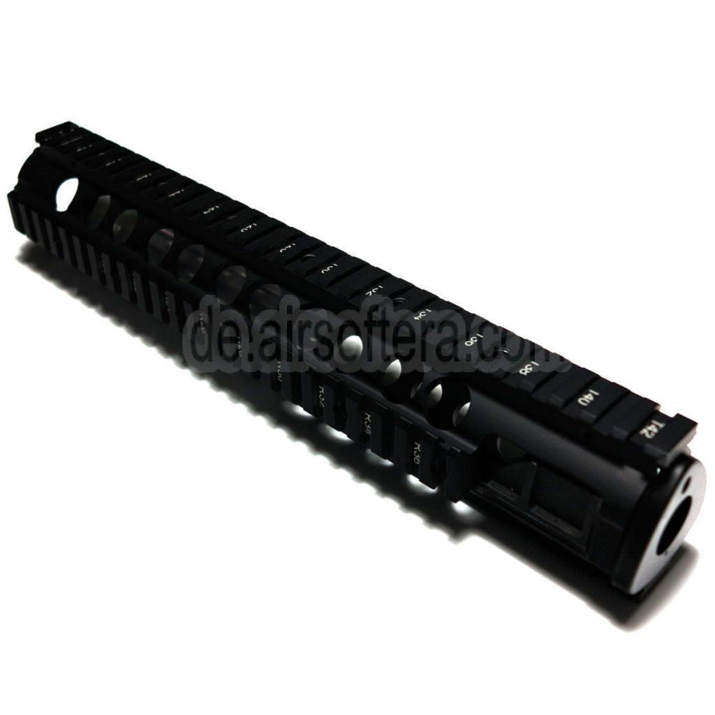 D-BOYS CNC Aluminum M5 RAS Handschutz Schienen System Geeignet für CYMA D-BOYS G&P Classic Army KWA G&G Tokyo Marui M4 M16 Serie AEG Gewehre Airsoft Schwarz