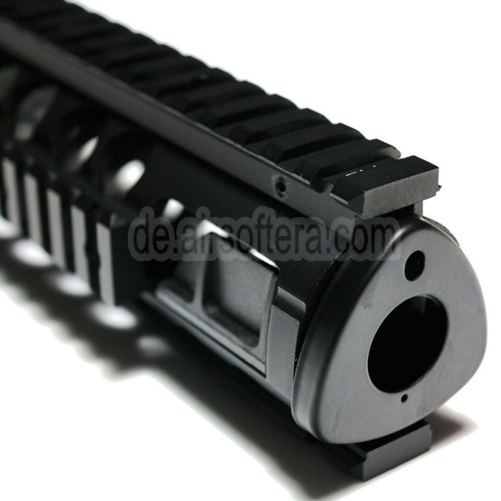 D-BOYS CNC Aluminum M5 RAS Handschutz Schienen System Geeignet für CYMA D-BOYS G&P Classic Army KWA G&G Tokyo Marui M4 M16 Serie AEG Gewehre Airsoft Schwarz