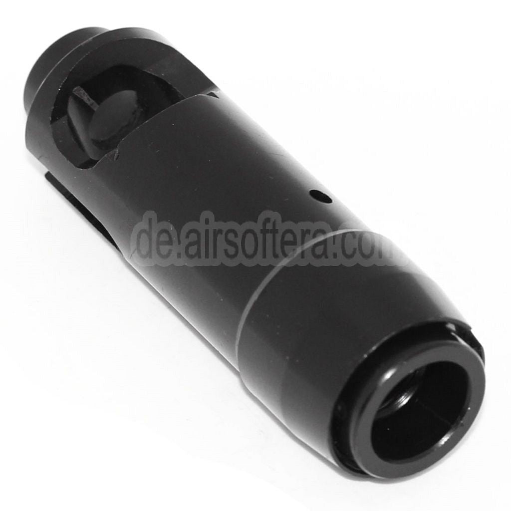 D-BOYS AK74S Mündungsfeuerdämpfer Geeignet für -14mm CCW Gegen den Uhrzeigersinn Lauf Gewehre Airsoft Schwarz