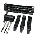 APS CNC Aluminium 7 Zoll Keymod Vorderschaft-Handschutz geeignet für APS CAM870 Airsoft Schrotflinte Schwarz