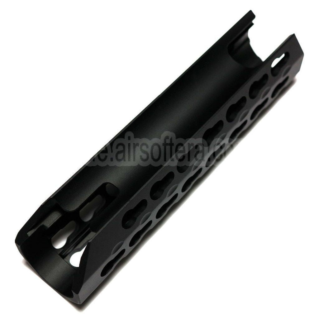 APS CNC Aluminium 7 Zoll Keymod Vorderschaft-Handschutz geeignet für APS CAM870 Airsoft Schrotflinte Schwarz