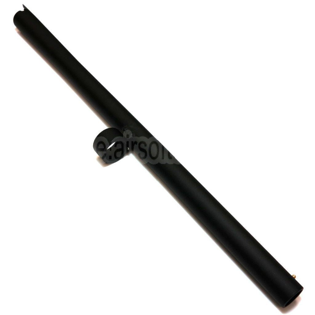 APS 525mm Aluminium Außen Lauf mit Kugelvisier geeignet für CAM870 Schrotflinte Airsoft Schwarz