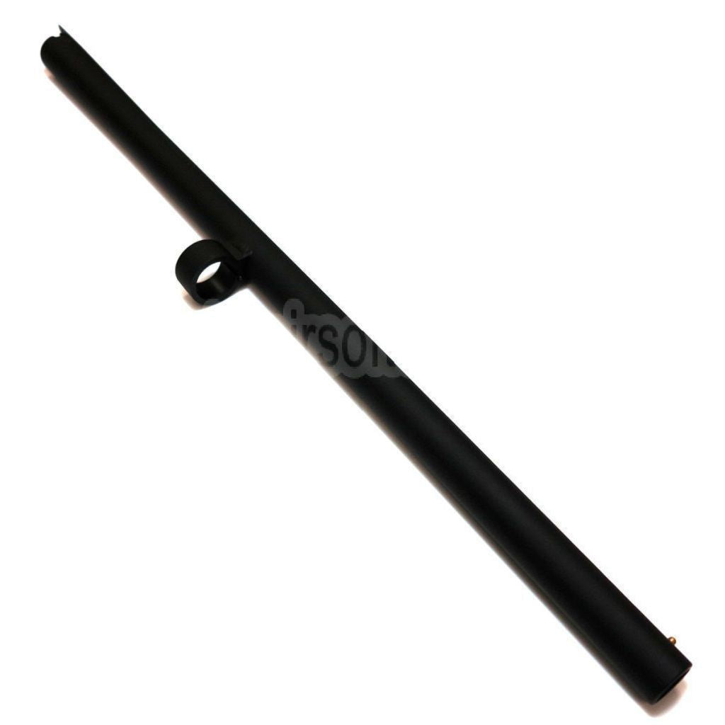 APS 610mm 24 Zoll Aluminium Außenlauf mit Kugelvisier geeignet für CAM870 Schrotflinte Airsoft Schwarz
