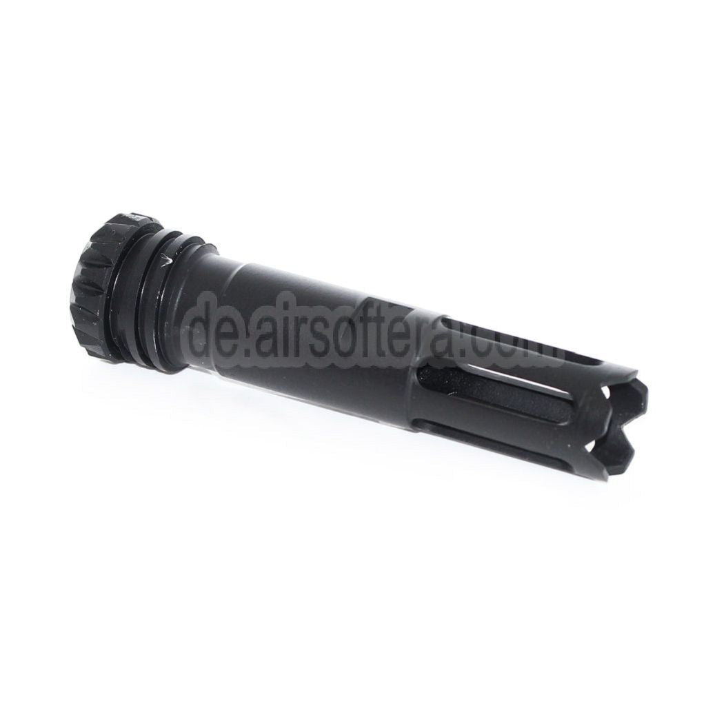 CYMA Full Metall AAC Mündungsfeuerdämpfer Geeignet für -14mm CCW Gegen den Uhrzeigersinn Lauf Gewehre Airsoft Schwarz