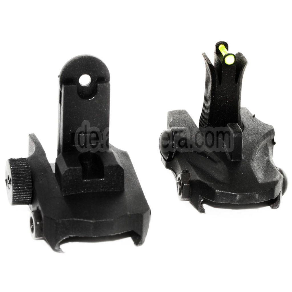 APS Athena Back Up Korn Kimme Set Geeignet für 20mm Standard Schiene