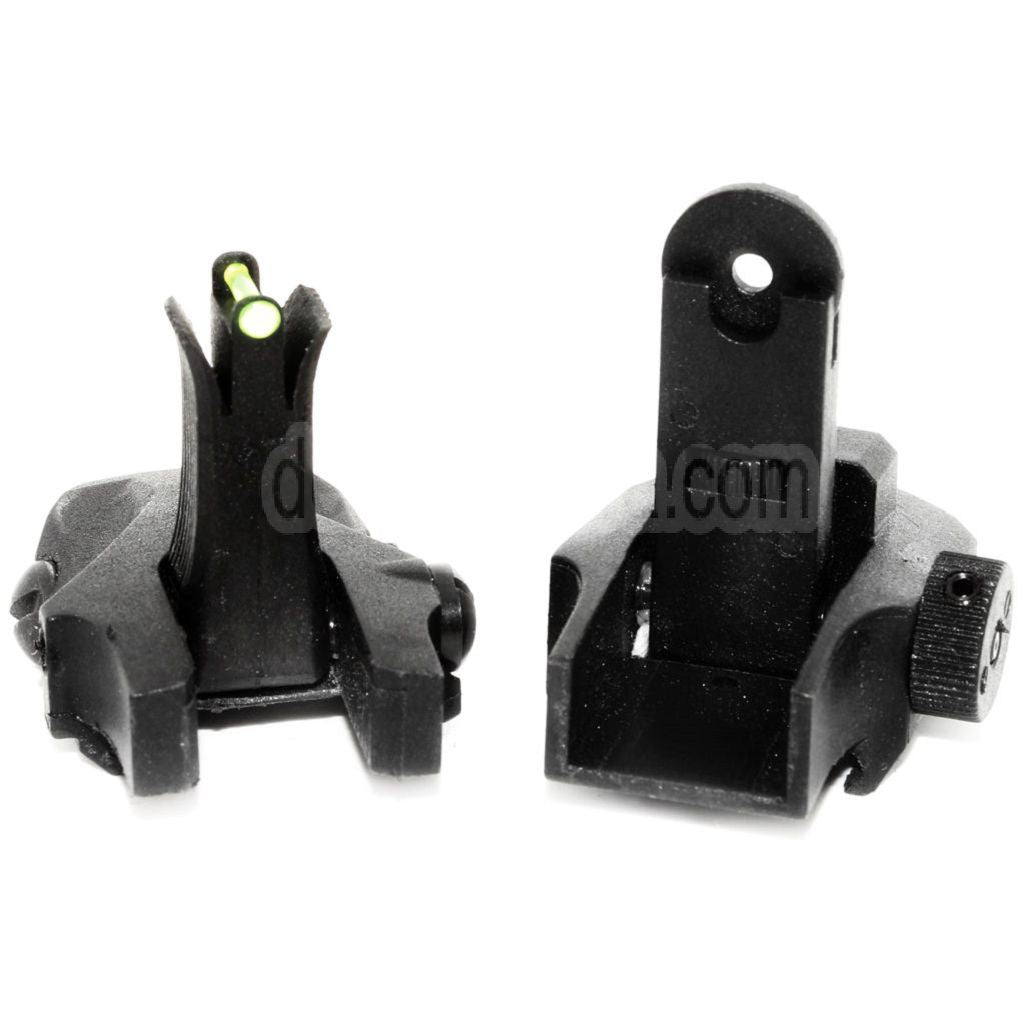 APS Athena Back Up Korn Kimme Set Geeignet für 20mm Standard Schiene