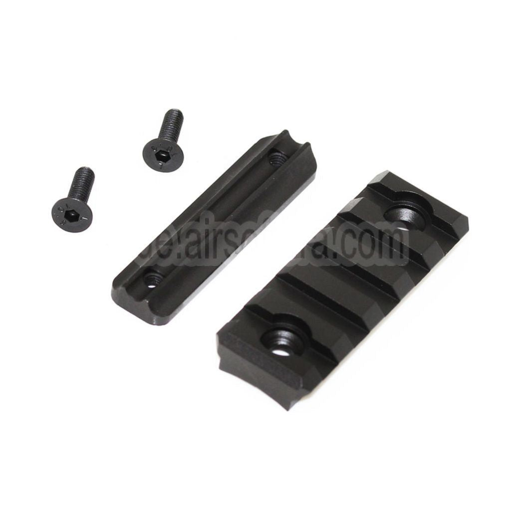 APS 57mm Adapterschiene Geeignet für Guardian Handschutz AEG Gewehre Airsoft Schwarz