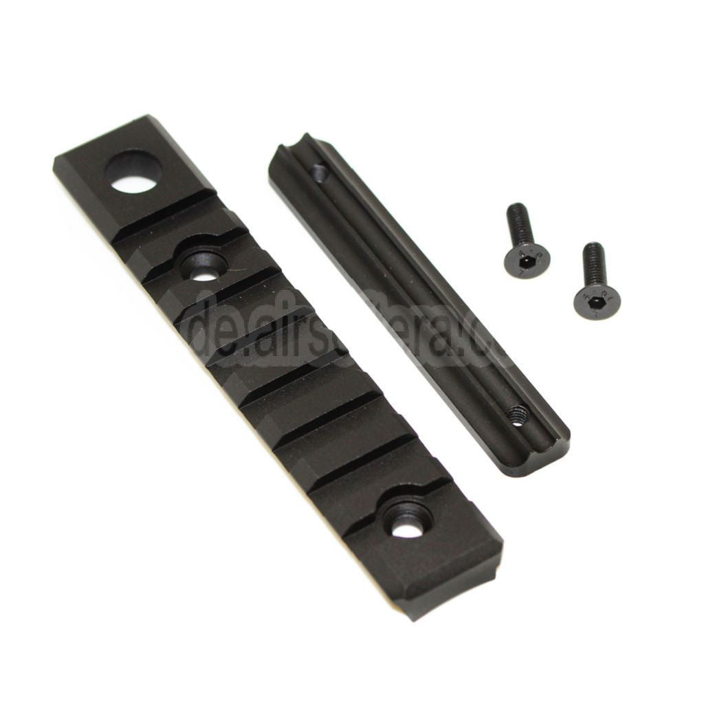 APS 107mm Adapterschiene Geeignet für Guardian Handschutz AEG Gewehre Airsoft Schwarz