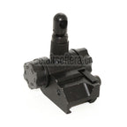 D-BOYS SCAR Typ Metall Hochklappen Kimme Geeignet für M4 M16 AR Serie Gewehre Airsoft