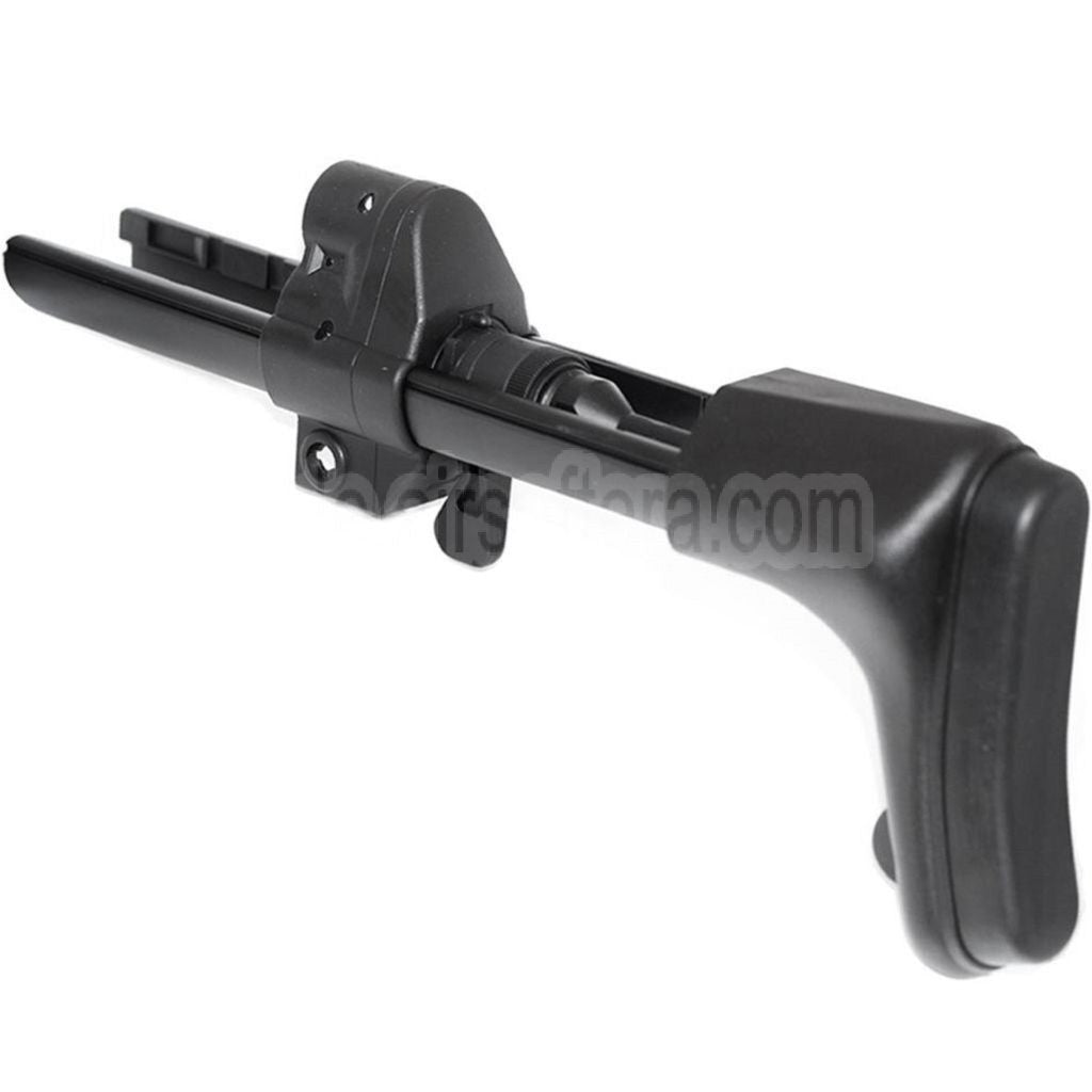 CYMA Einziehbarer Schaft Geeignet für CYMA Classic Army ICS Tokyo Marui MP5 Serie AEG Gewehre Airsoft Schwarz
