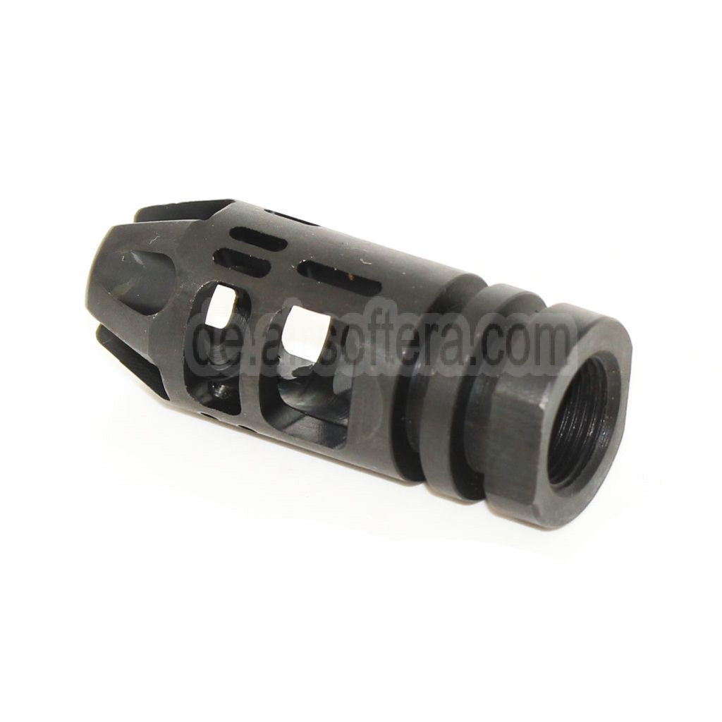 5KU EPSILON 556 Typ Metal Mündungsfeuerdämpfer Geeignet für -14mm CCW Gegen den Uhrzeigersinn Lauf Gewehre Airsoft Schwarz