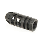 5KU EPSILON 556 Typ Metal Mündungsfeuerdämpfer Geeignet für -14mm CCW Gegen den Uhrzeigersinn Lauf Gewehre Airsoft Schwarz
