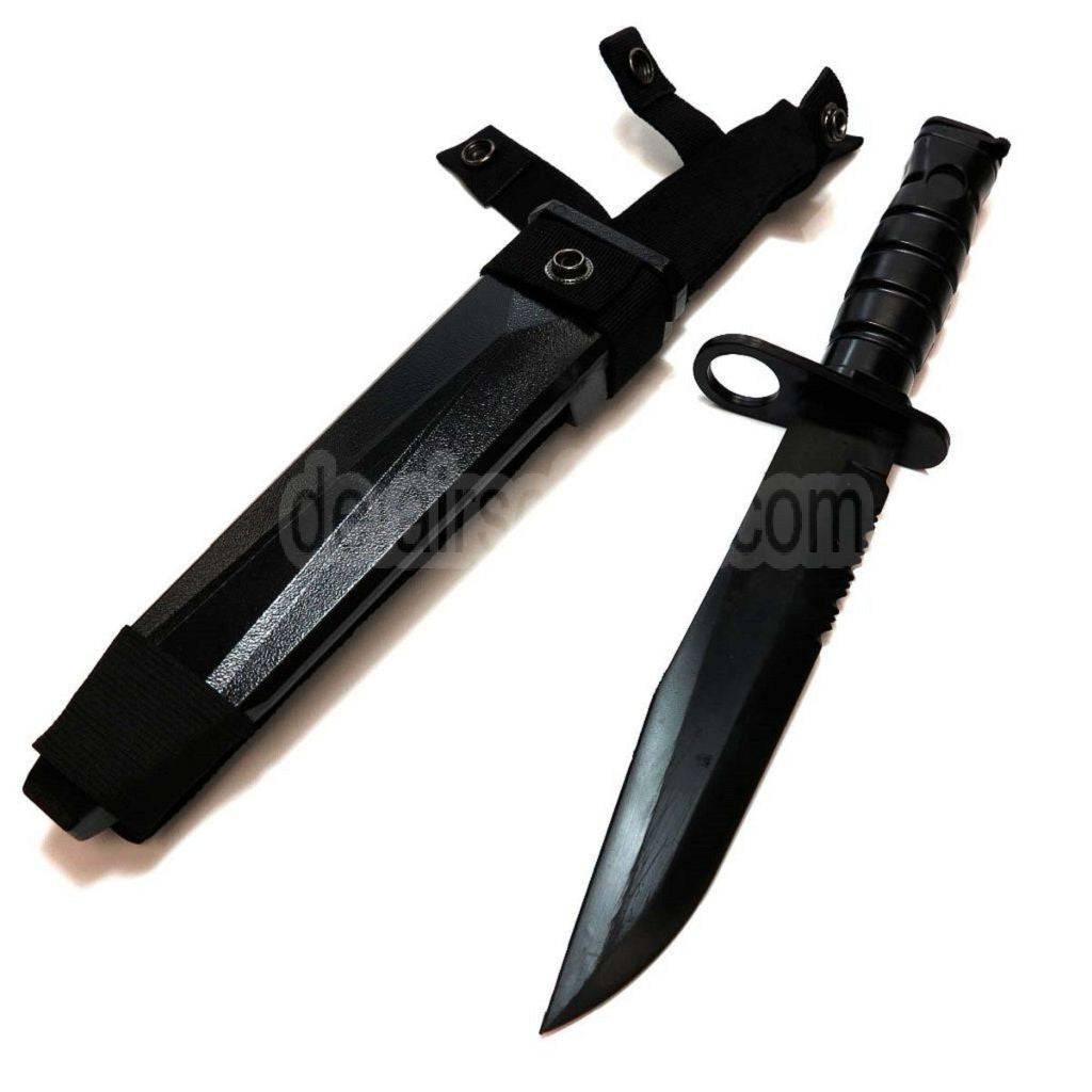 CYMA Plastik M10 OKC-3S Bajonettmesser (nicht scharfes weiches Gummi Fake Messer) mit Scheide