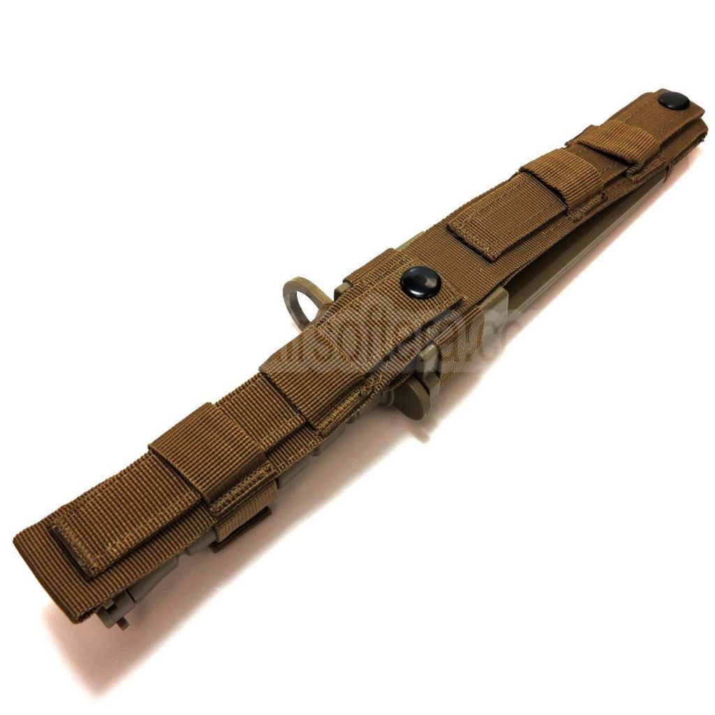 CYMA Plastik M10 OKC-3S Bajonettmesser (nicht scharfes weiches Gummi Fake Messer) mit Scheide