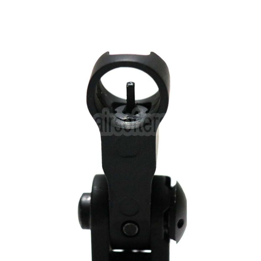 D-BOYS Hochklappen Faltbar Korn mit Gasrohr Geeignet für M4 M16 Serie AEG Gewehre Airsoft