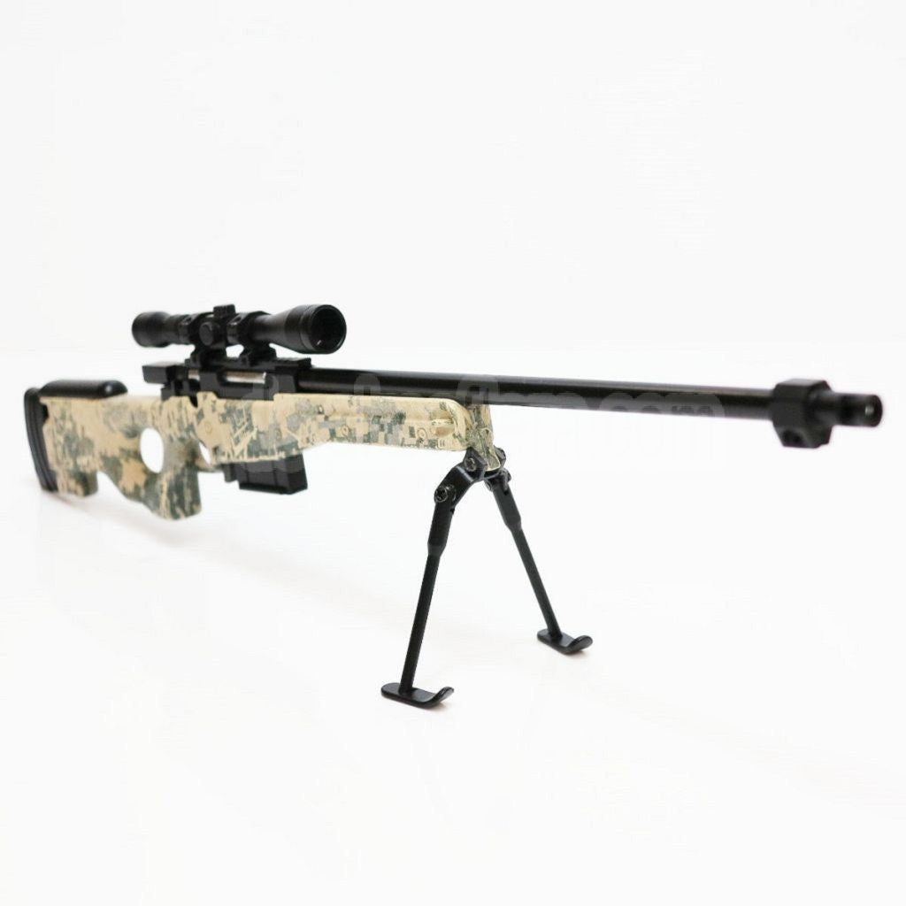 AirsoftEra 12 Zoll Nicht-Funktions-Spielfigur Dummy Modellbausatz 1:6 L96 Metallpistole Digital ACU Camo