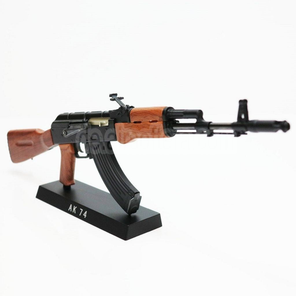 AirsoftEra 12 Zoll Nicht-Funktions-Spielfigur Dummy Modellbausatz 1:6 AK47 Scharfschützengewehr Schwarz/Braun