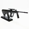 AirsoftEra 12 Zoll Nicht-Funktions-Spielfigur Dummy Modellbausatz 1:6 AUG Gewehr Schwarz