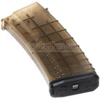 CYMA 170rd Mip-Cap Bulgarian Waffle Magazin Geeignet für AK Serie AEG Gewehre Airsoft Durchscheinendes Braun