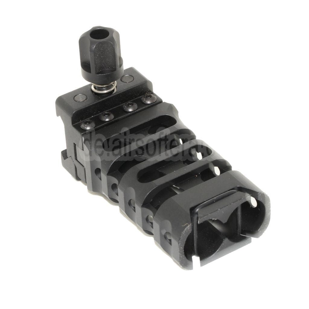 5KU QD Schnellverschluss Ultraleicht Vertikalgriff geeignet für 20mm Picatinny Schiene Schwarz