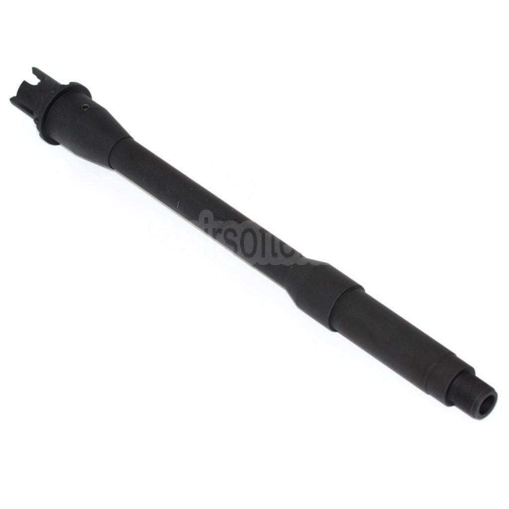5KU 260mm 10.25 Zoll Aluminium Außenlauf -14mm CCW Gegen den Uhrzeigersinn Geeignet für M4 M16 Serie AEG Gewehre Airsoft Schwarz