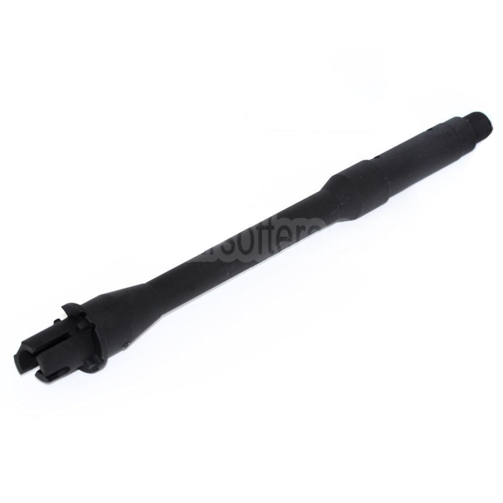 5KU 260mm 10.25 Zoll Aluminium Außenlauf -14mm CCW Gegen den Uhrzeigersinn Geeignet für M4 M16 Serie AEG Gewehre Airsoft Schwarz
