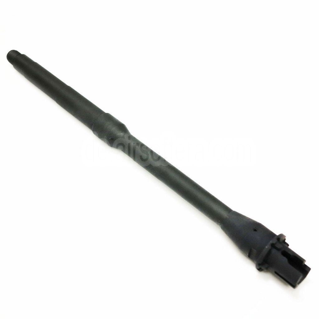5KU 320mm 12.5 Zoll Aluminium Außenlauf Karabinerlänge -14mm CCW Gegen den Uhrzeigersinn Geeignet für M4 M16 Serie AEG Gewehre Airsoft Schwarz