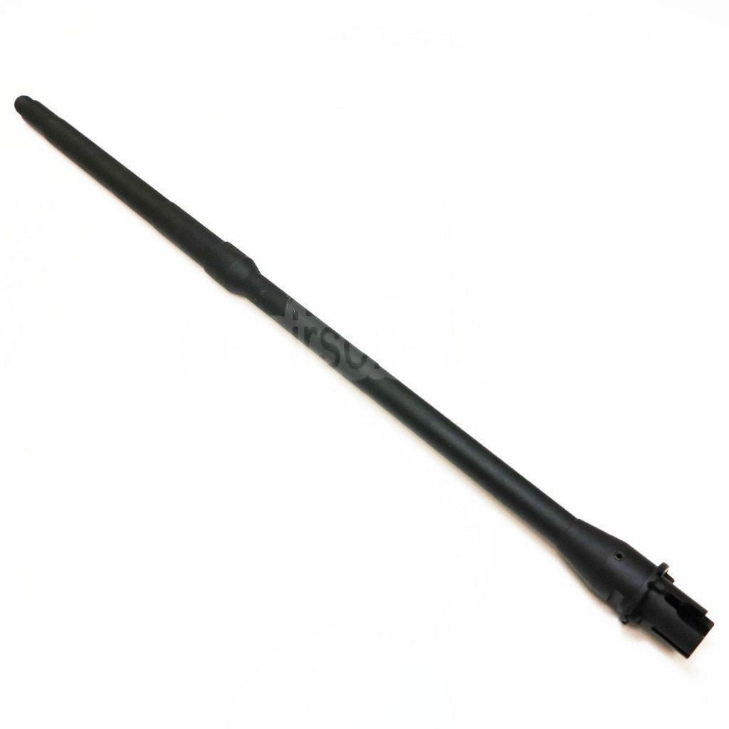 5KU 510mm 20 Zoll Aluminium Außenlauf -14mm CCW Gegen den Uhrzeigersinn Geeignet für M4 M16 Serie AEG Gewehre Airsoft Schwarz