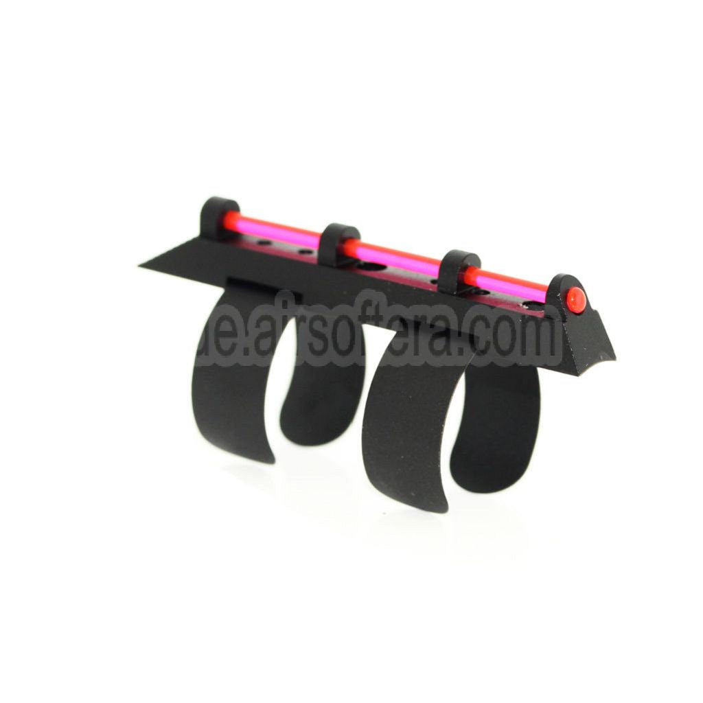 APS 50x2 Rot Fiberglasvisier Korn Geeignet für CAM870 M870 Schrotflinte Airsoft