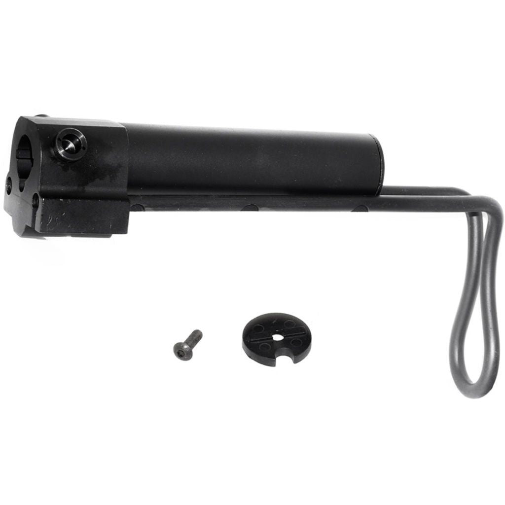 AirsoftEra 3-Position Hochfester Stahl Tanker Schaft Geeignet für M4 M16 Serie AEG Gewehre Schwarz