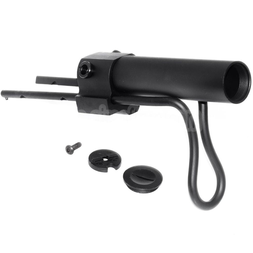 AirsoftEra 3-Position Hochfester Stahl Tanker Schaft Geeignet für M4 M16 Serie AEG Gewehre Schwarz
