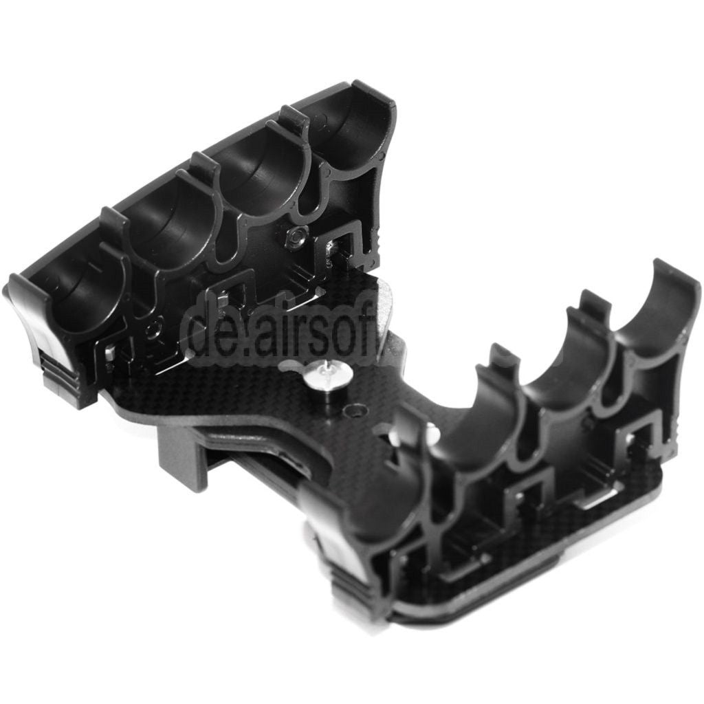 APS 8rd Platte Schrotpatronen Caddy System mit Belt Loop Geeignet für CAM870 Schrotflinte Schrotpatronen Schwarz