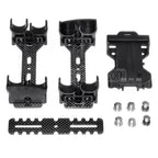 APS 2x Quad-Load Schrotpatronen Caddy System mit Gürtelschlaufe Geeignet für CAM870 Schrotflinte Schrotpatronen Schwarz