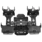 APS 2x Quad-Load Schrotpatronen Caddy System mit Gürtelschlaufe Geeignet für CAM870 Schrotflinte Schrotpatronen Schwarz