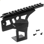 AirsoftEra A50 AK Taktische seitliche Zielfernrohrmontage Geeignet für CYMA Beta Spetznaz Tokyo Marui AK Serie AEG Gewehre Schwarz