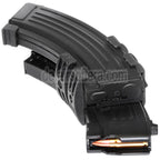 BATTLEAXE 1200rd Automatische Wicklung Elektrischer Dual Magazin mit 220V EU Stecker Geeignet für AK Serie AEG Gewehre Airsoft Schwarz