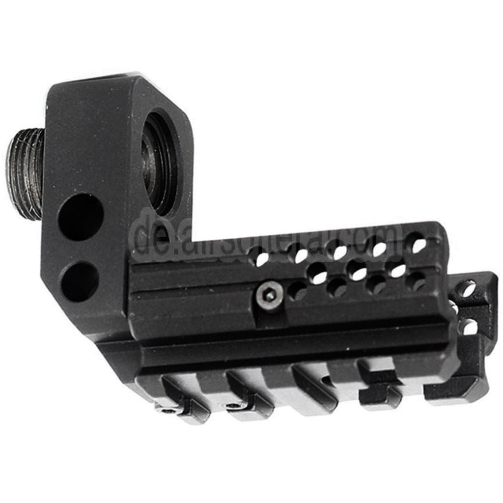 5KU SAS Front Kit Geeignet für Tokyo Marui G17 G18C G17Custom GBB Pistolen Airsoft Schwarz