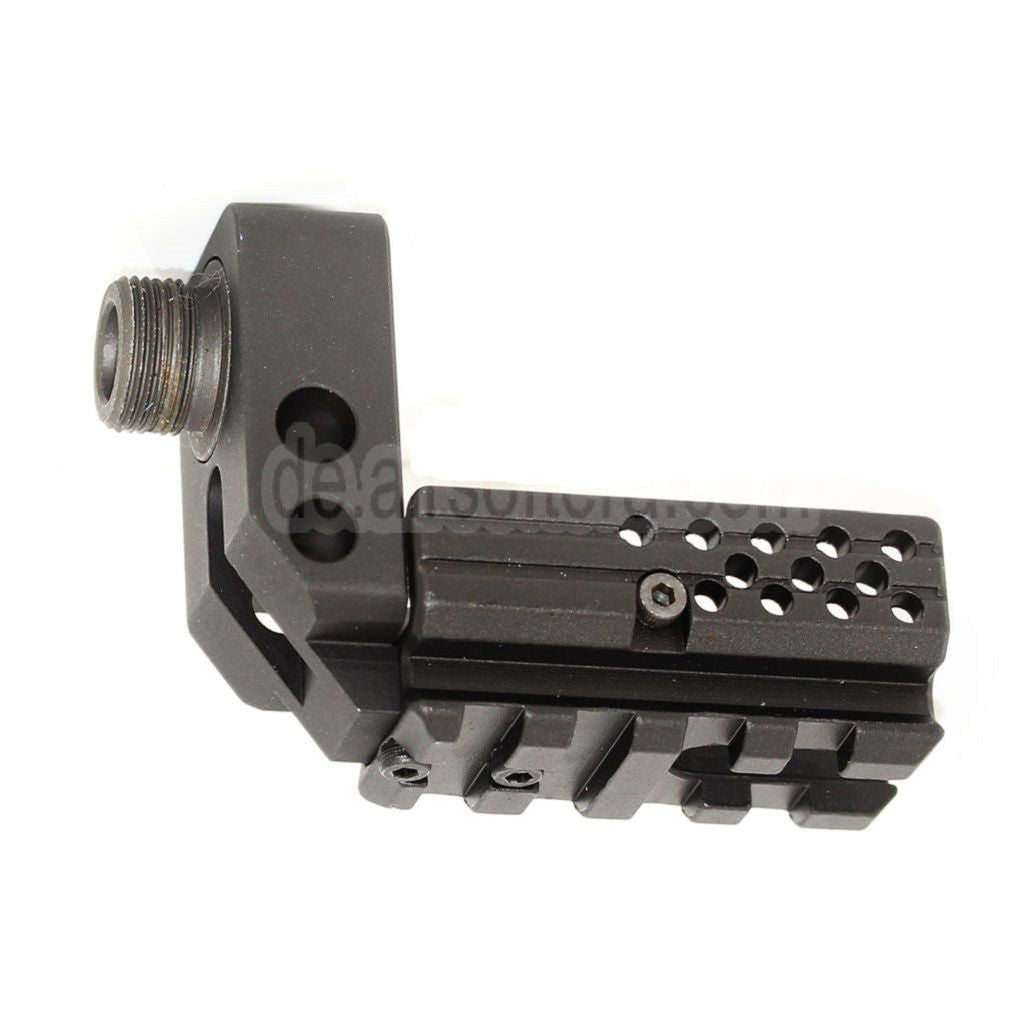 5KU SAS Front Kit Geeignet für Tokyo Marui G17 G18C G17Custom GBB Pistolen Airsoft Schwarz