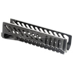 AirsoftEra 167mmCNC Aluminium Untere Handschutz Schienen System Geeignet für Tokyo Marui CYMA GHK LCT E&L AK Serie AEG GBB Gewehre Schwarz