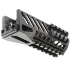 AirsoftEra 130mm CNC Aluminium Untere Handschutz Schienen System Geeignet für Tokyo Marui CYMA GHK LCT E&L AKS74U Serie AEG GBB Gewehre Schwarz