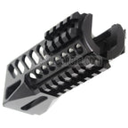 AirsoftEra 130mm CNC Aluminium Untere Handschutz Schienen System Geeignet für Tokyo Marui CYMA GHK LCT E&L AKS74U Serie AEG GBB Gewehre Schwarz