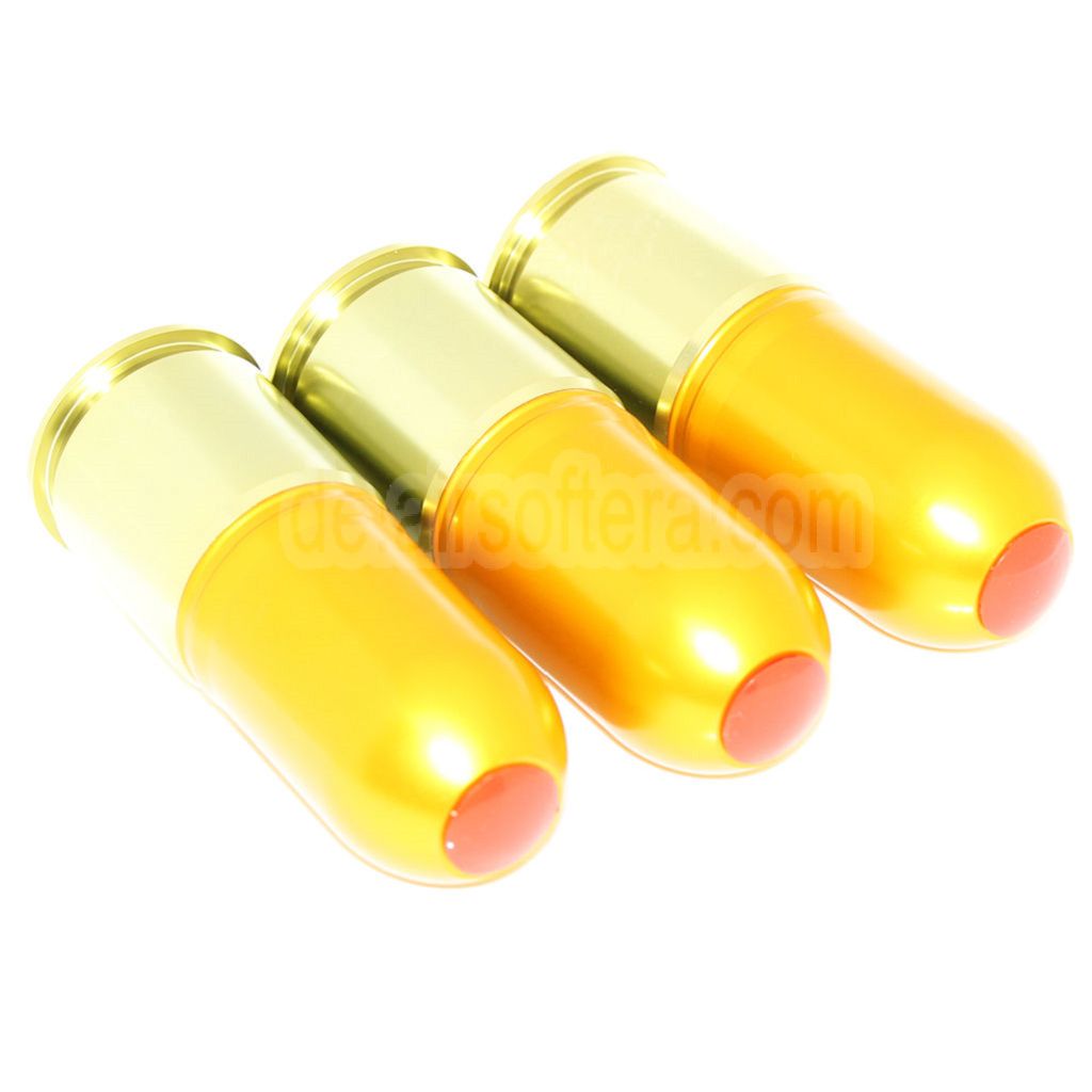Army Force 3pcs 40mm Co2 Granaten Gas Patronenhülse Lange Typ Paintball/BB