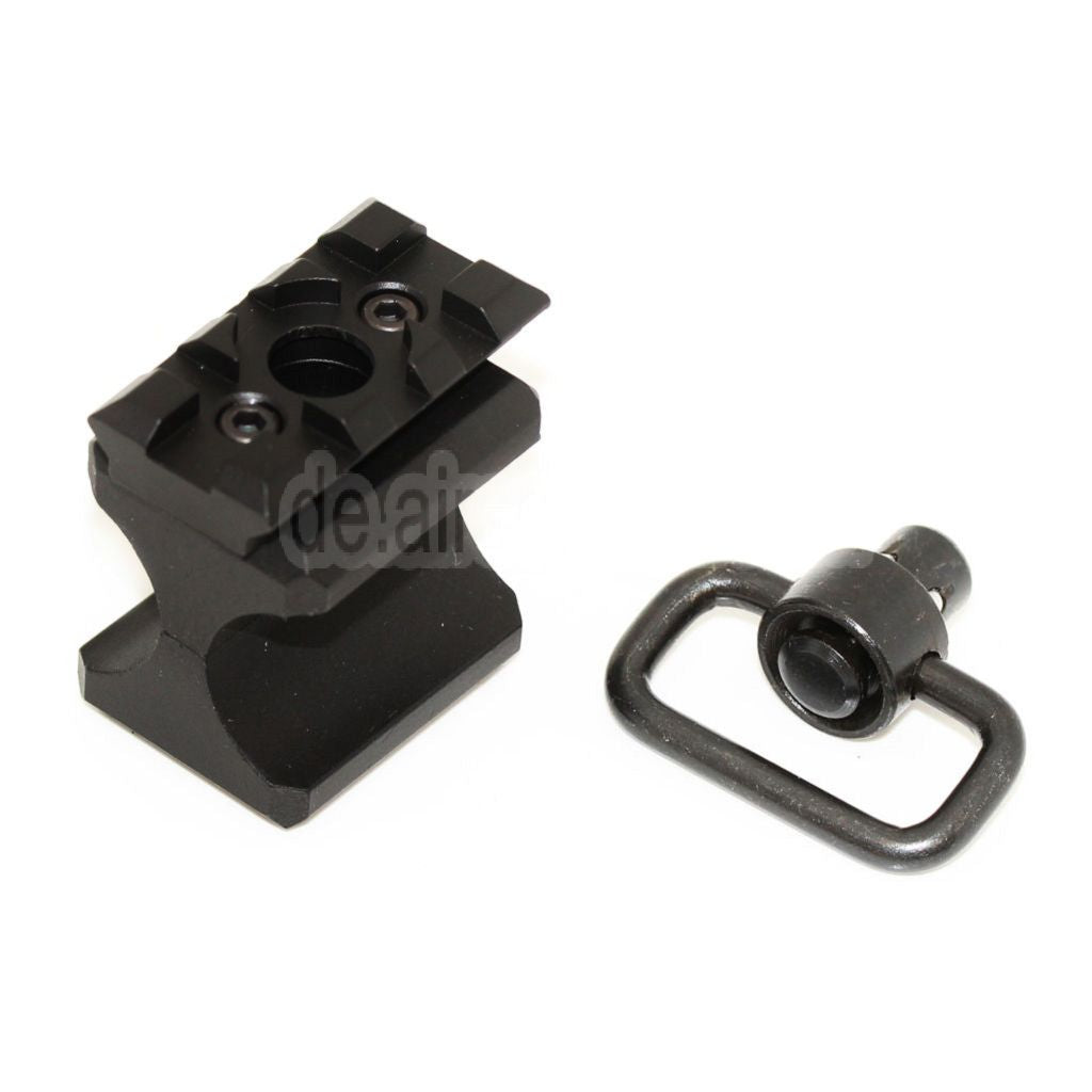 APS Taktische Picatinny-Schiene mit Riemenbügel Geeignet für CAM870 Schrotflinte Airsoft Schwarz