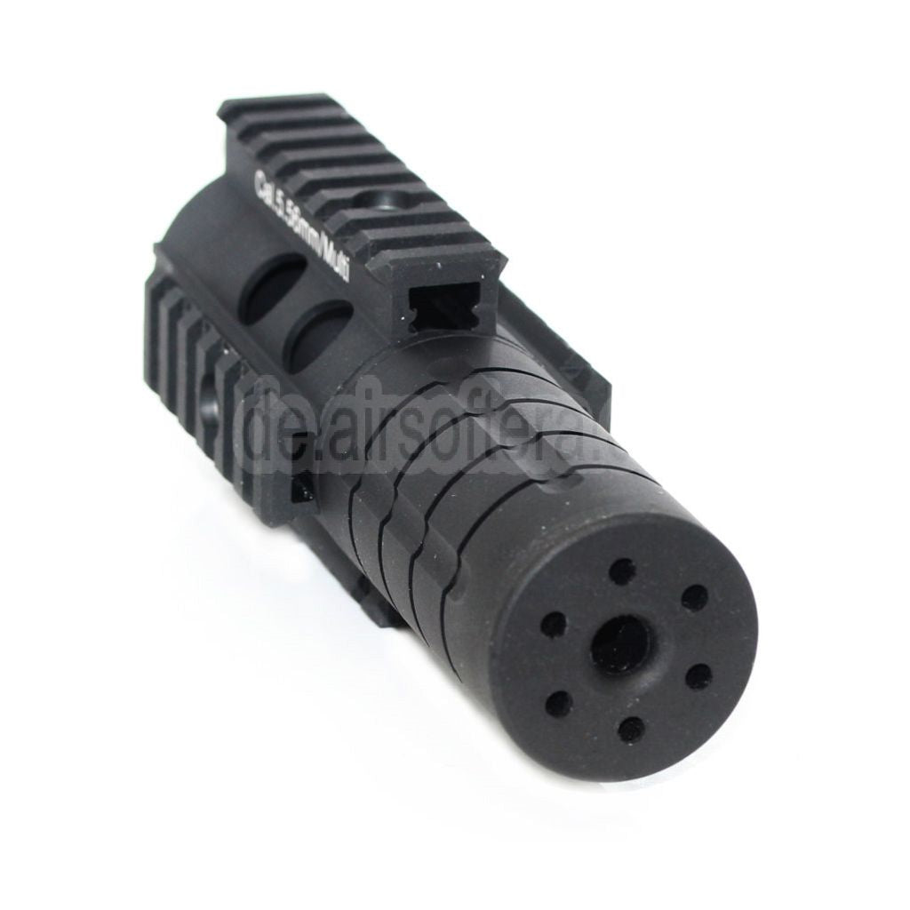 5KU Mini Patriot vordere Kit Geeignet für M4 M16 Serie AEG Gewehre Airsoft Schwarz