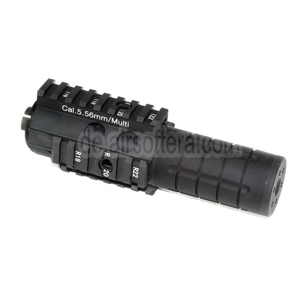 5KU Mini Patriot vordere Kit Geeignet für M4 M16 Serie AEG Gewehre Airsoft Schwarz