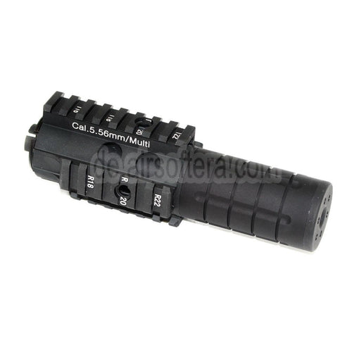 5KU Mini Patriot vordere Kit Geeignet für M4 M16 Serie AEG Gewehre Airsoft Schwarz