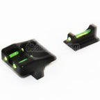 DOUBLE BELL Fiberglasvisier Korn Kimme Geeignet für DOUBLE BELL WE Tokyo Marui G17 Pistolen Airsoft