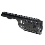 AirsoftEra Leichtgewicht 250mm Handschutz Schienen System Geeignet für Tokyo Marui MP5K / MP5K PDW Gewehre Schwarz
