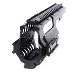AirsoftEra Leichtgewicht 250mm Handschutz Schienen System Geeignet für Tokyo Marui MP5K / MP5K PDW Gewehre Schwarz